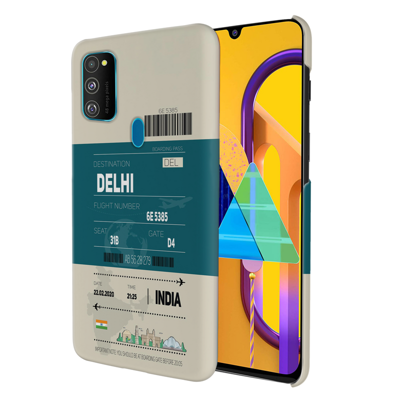 Delhi ticket Printed Slim Cases and Cover for Galaxy M30S