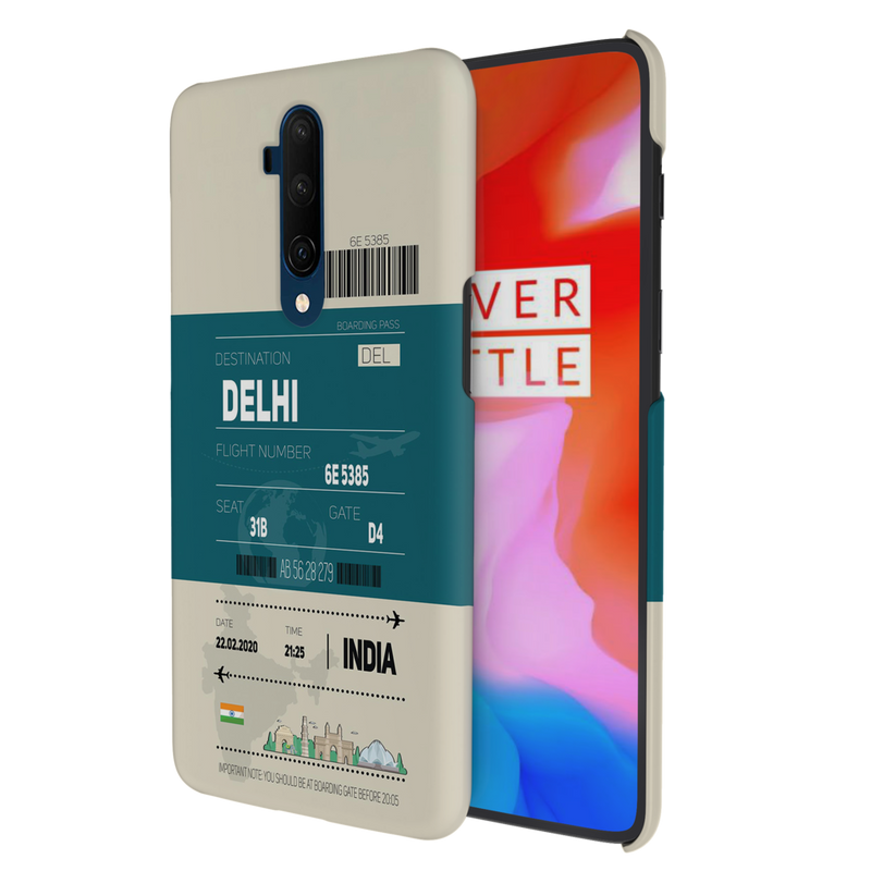 Delhi ticket Printed Slim Cases and Cover for OnePlus 7T Pro
