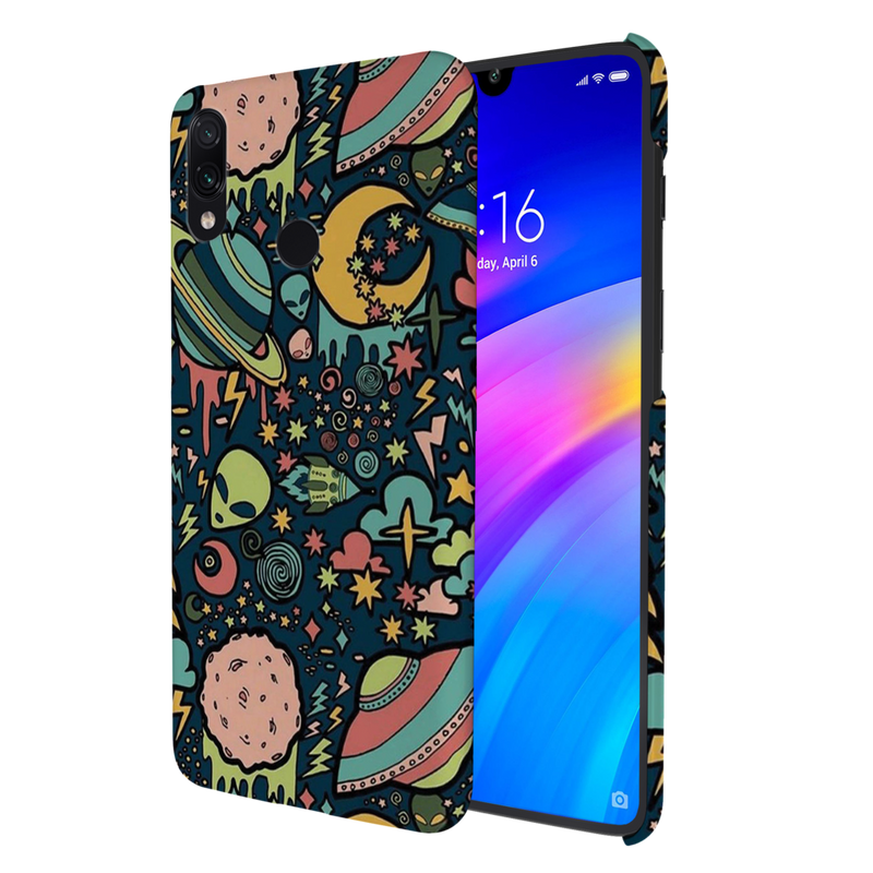 Space Ships Printed Slim Cases and Cover for Redmi Note 7 Pro