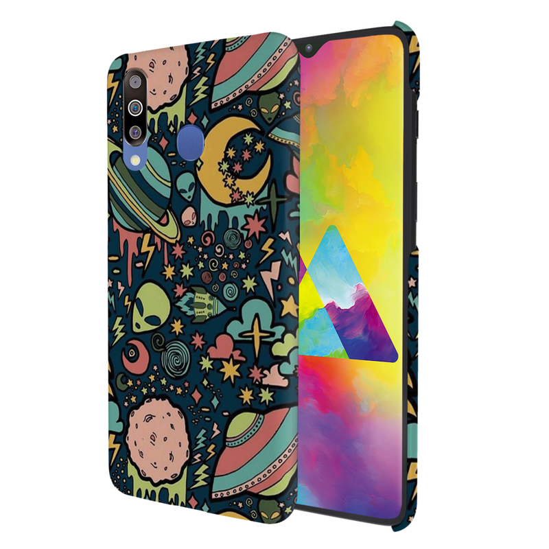 Space Ships Printed Slim Cases and Cover for Galaxy M30