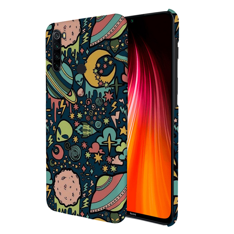 Space Ships Printed Slim Cases and Cover for Redmi Note 8