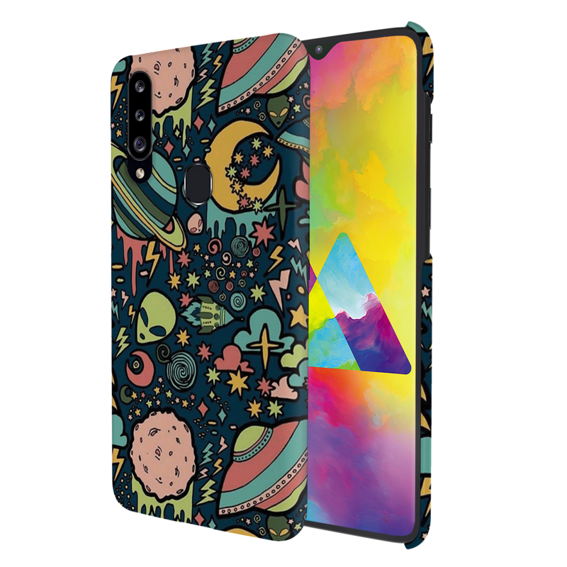 Space Ships Printed Slim Cases and Cover for Galaxy A20S