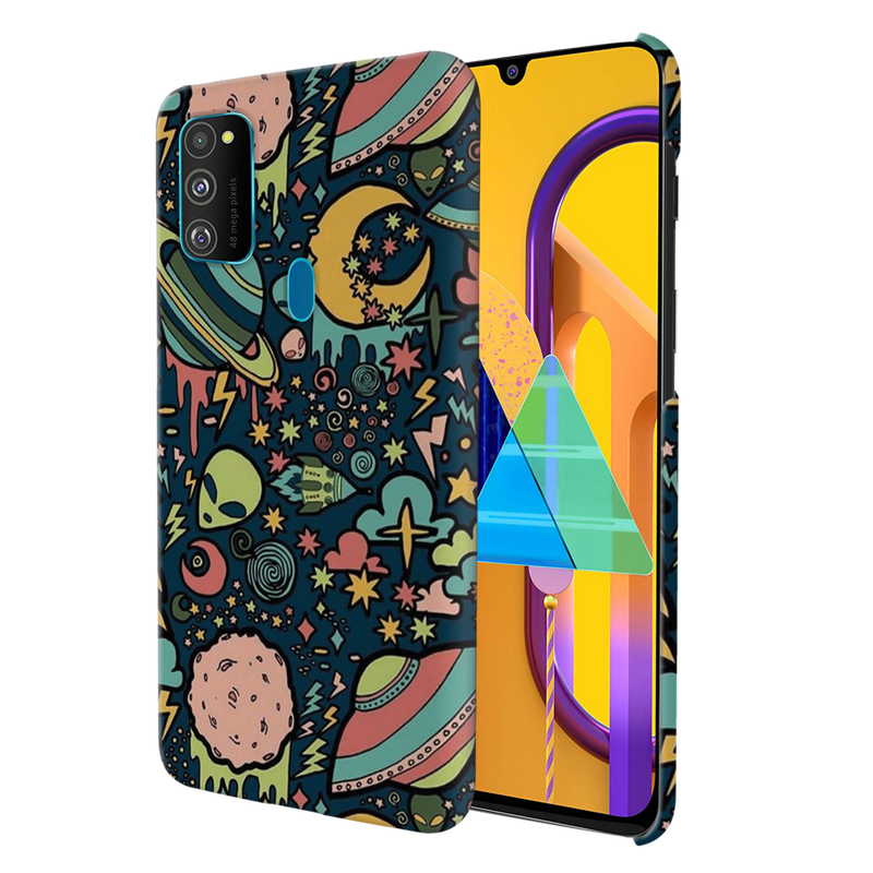 Space Ships Printed Slim Cases and Cover for Galaxy M30S