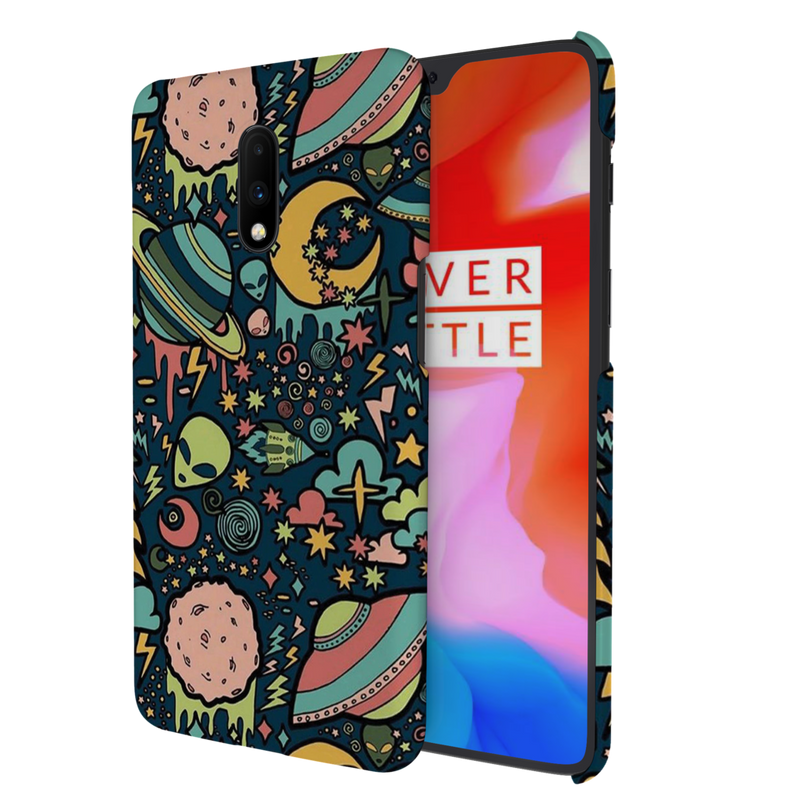 Space Ships Printed Slim Cases and Cover for OnePlus 7
