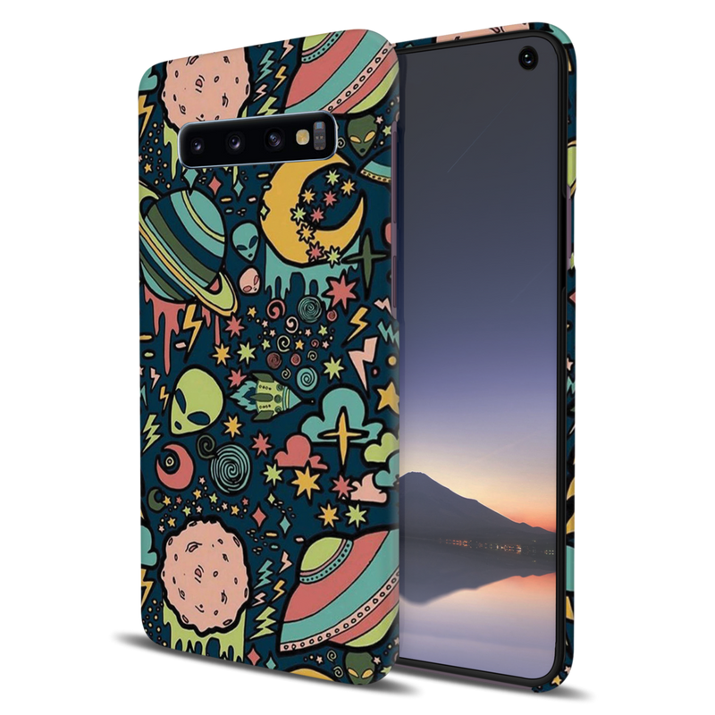 Space Ships Printed Slim Cases and Cover for Galaxy S10