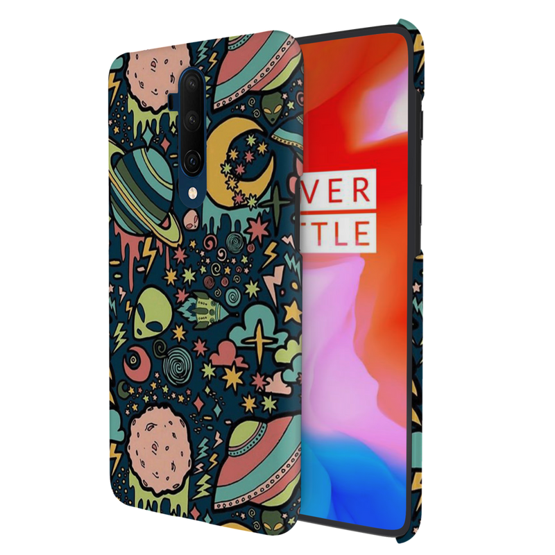 Space Ships Printed Slim Cases and Cover for OnePlus 7T Pro