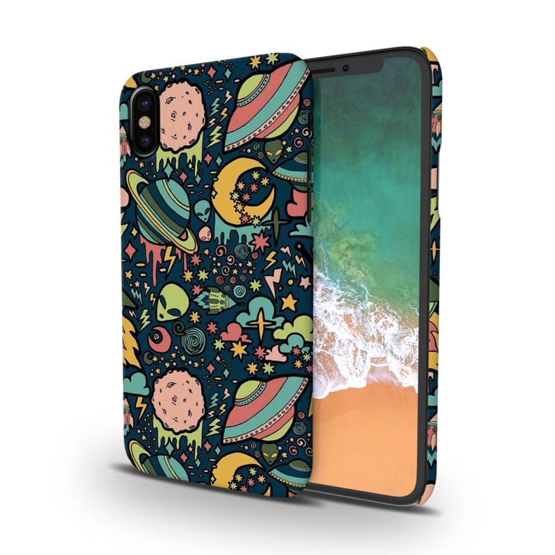 Space Ships Printed Slim Cases and Cover for iPhone XS