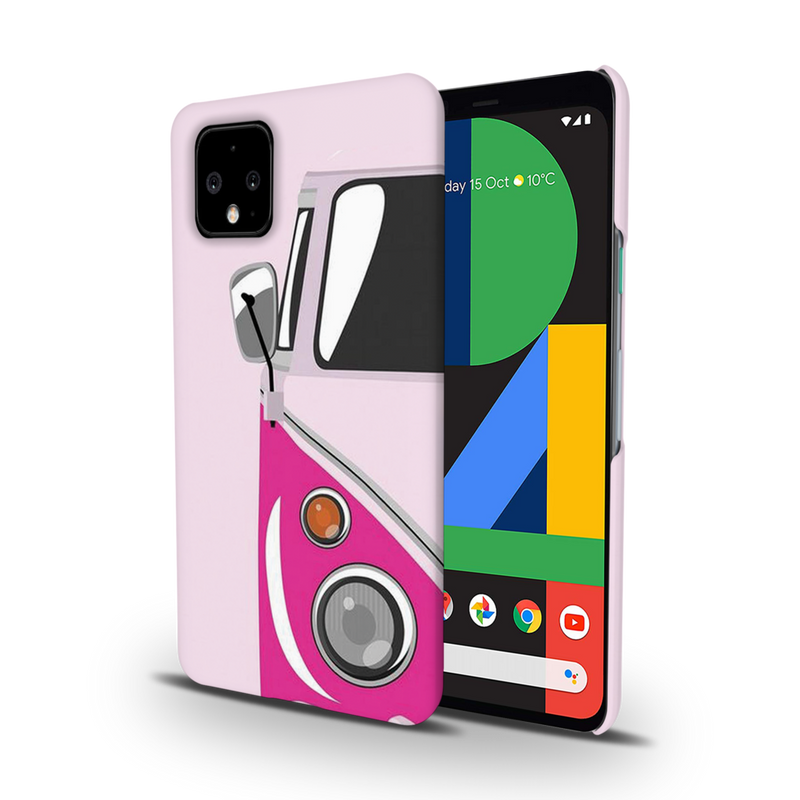 Pink Volkswagon Printed Slim Cases and Cover for Pixel 4