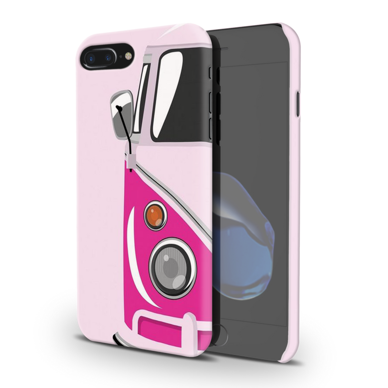 Pink Volkswagon Printed Slim Cases and Cover for iPhone 8 Plus