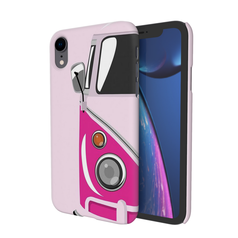 Pink Volkswagon Printed Slim Cases and Cover for iPhone XR