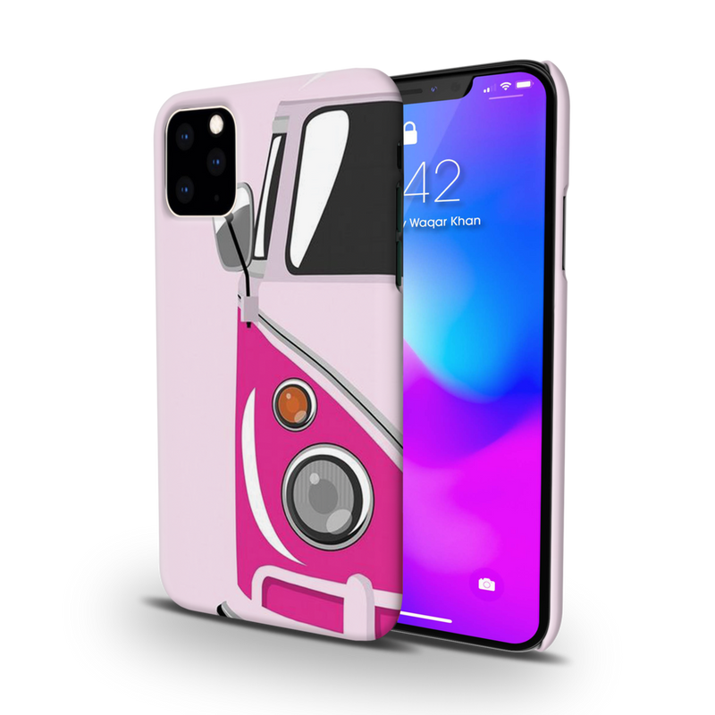Pink Volkswagon Printed Slim Cases and Cover for iPhone 11 Pro