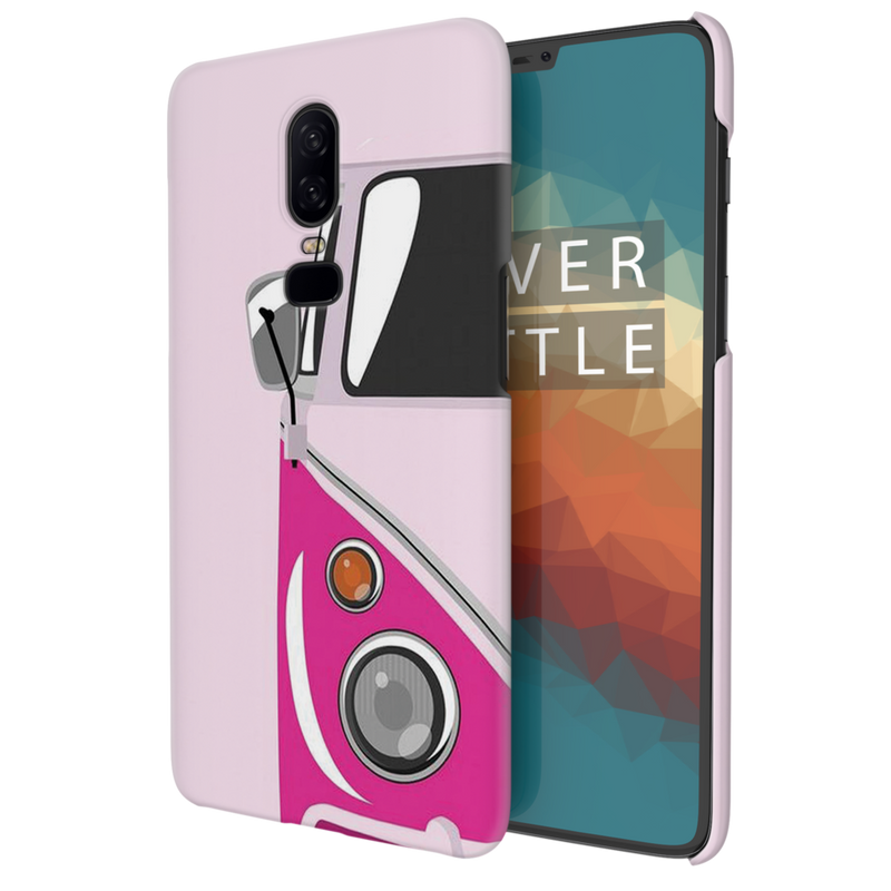 Pink Volkswagon Printed Slim Cases and Cover for OnePlus 6