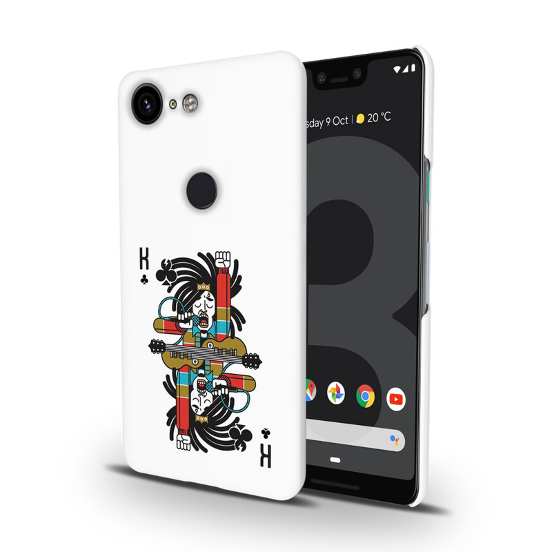 King Card Printed Slim Cases and Cover for Pixel 3