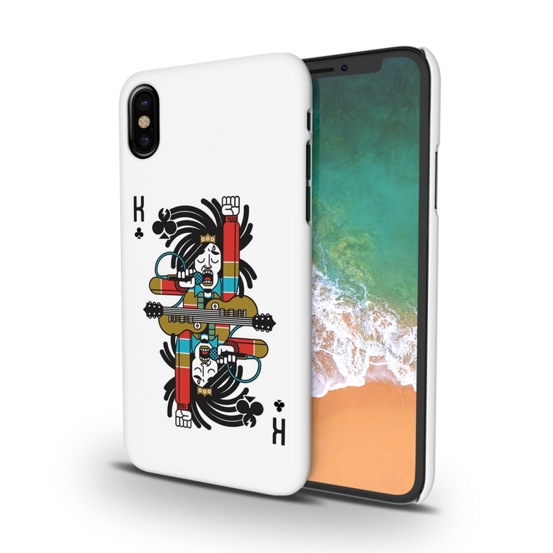 King Card Printed Slim Cases and Cover for iPhone X