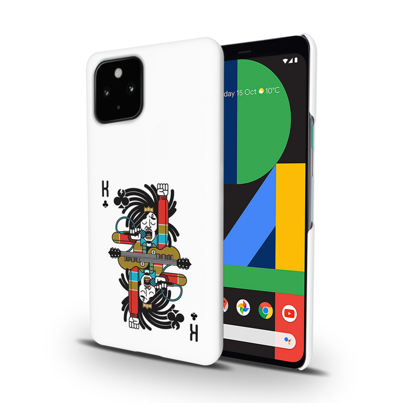King Card Printed Slim Cases and Cover for Pixel 4A