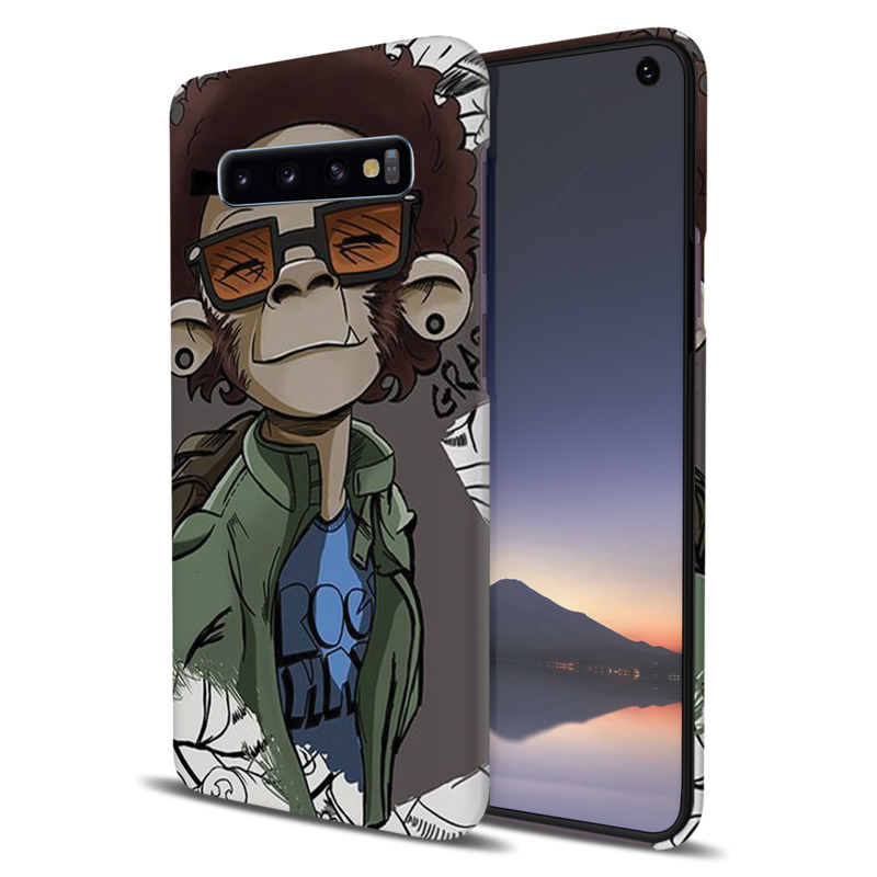 Monkey Printed Slim Cases and Cover for Galaxy S10 Plus