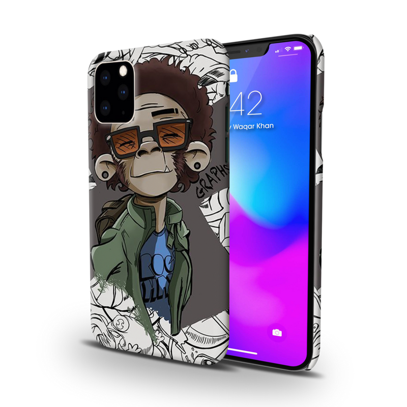 Monkey Printed Slim Cases and Cover for iPhone 11 Pro Max