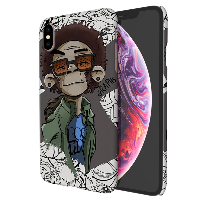 Monkey Printed Slim Cases and Cover for iPhone XS Max