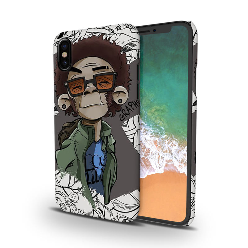 Monkey Printed Slim Cases and Cover for iPhone X