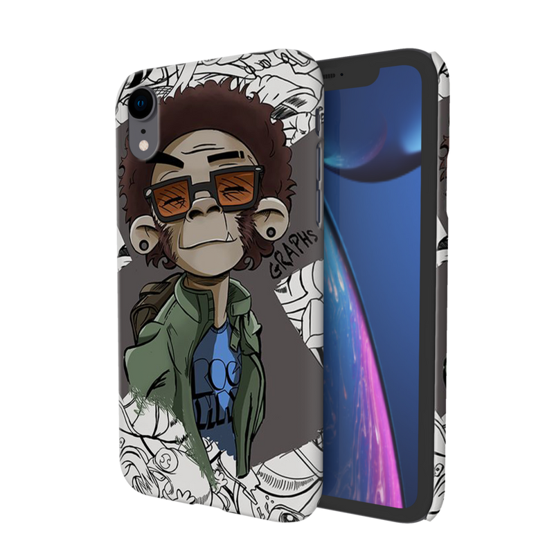 Monkey Printed Slim Cases and Cover for iPhone XR