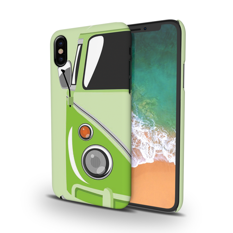 Green Volkswagon Printed Slim Cases and Cover for iPhone X