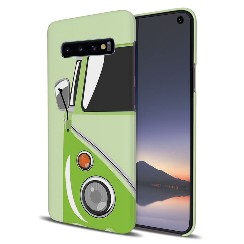 Green Volkswagon Printed Slim Cases and Cover for Galaxy S10