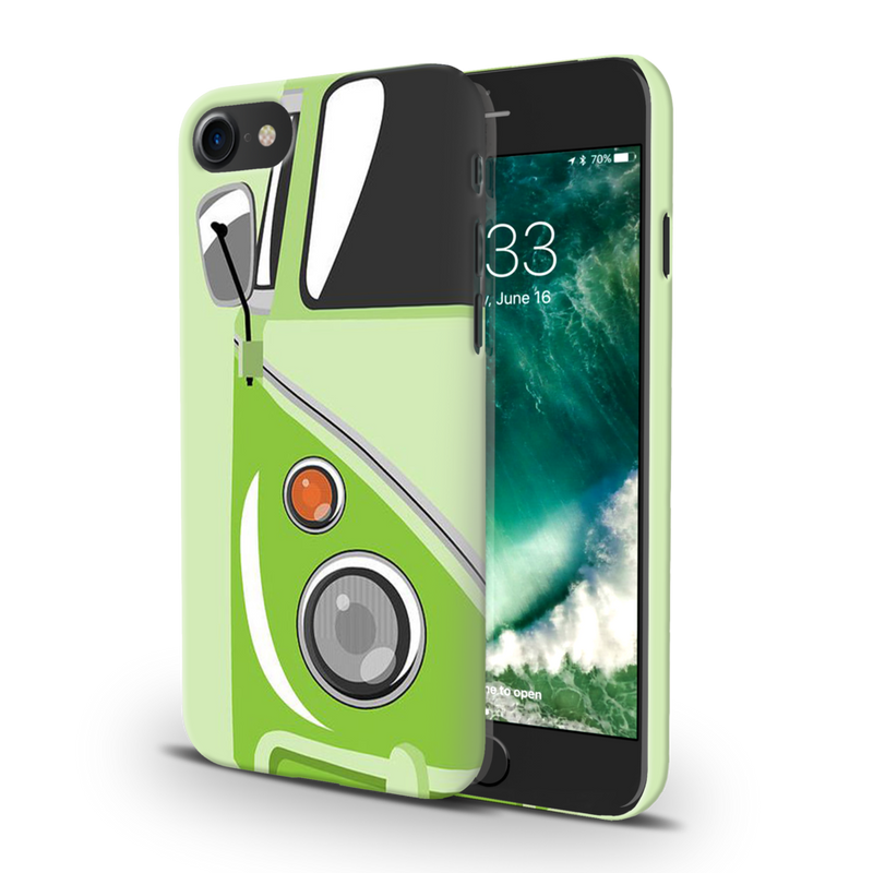 Green Volkswagon Printed Slim Cases and Cover for iPhone 8