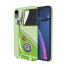 Green Volkswagon Printed Slim Cases and Cover for iPhone XR