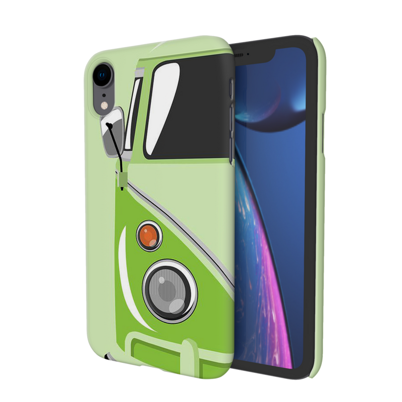 Green Volkswagon Printed Slim Cases and Cover for iPhone XR