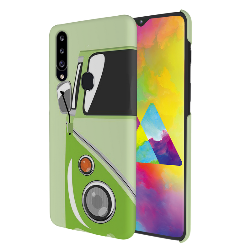 Green Volkswagon Printed Slim Cases and Cover for Galaxy A20S