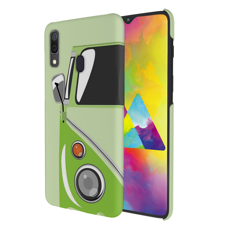 Green Volkswagon Printed Slim Cases and Cover for Galaxy A30