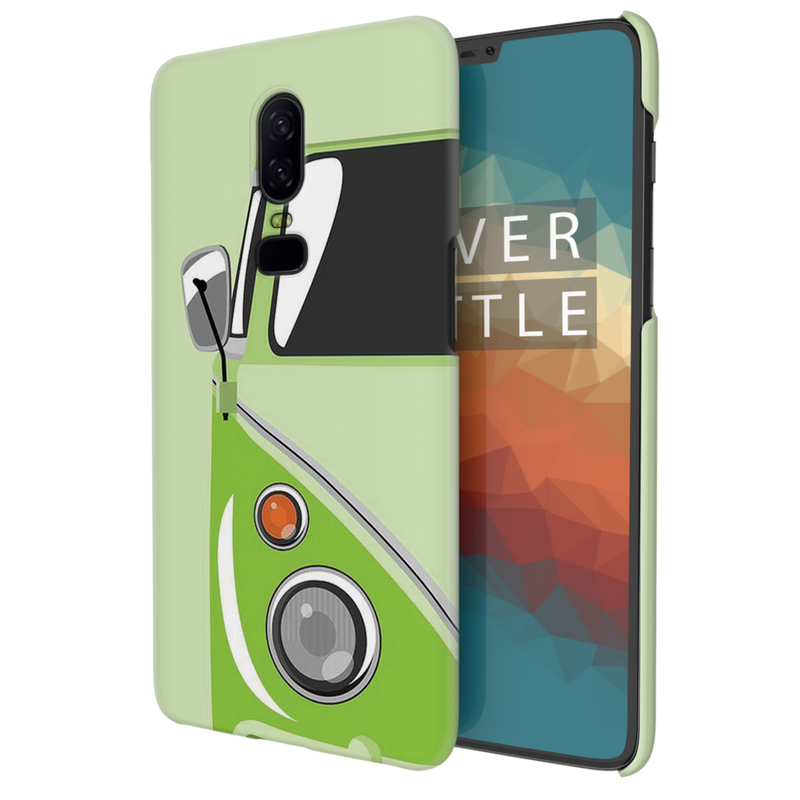 Green Volkswagon Printed Slim Cases and Cover for OnePlus 6