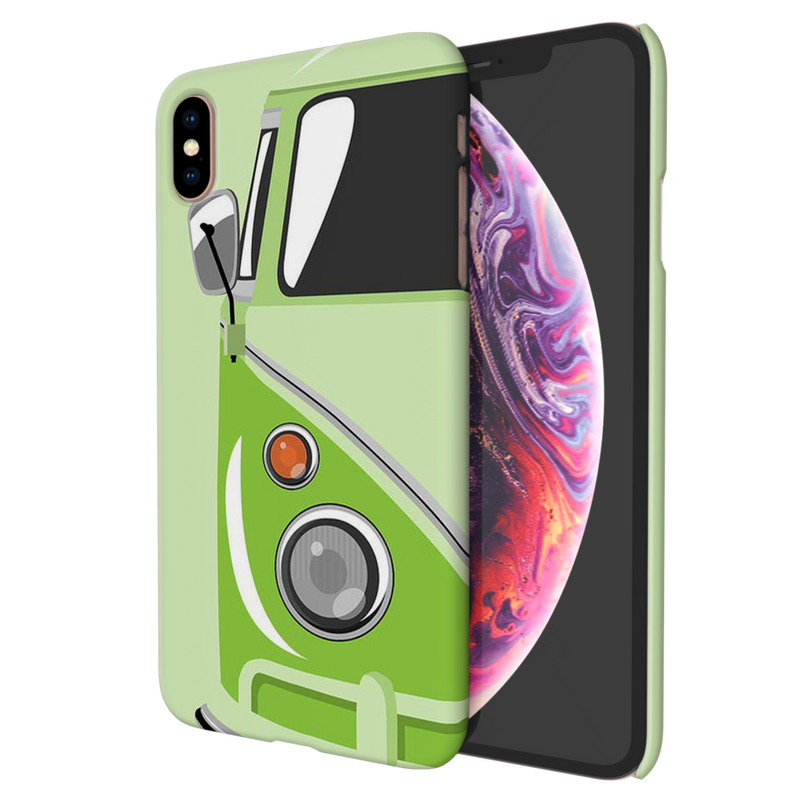 Green Volkswagon Printed Slim Cases and Cover for iPhone XS Max