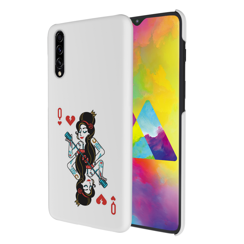 Queen Card Printed Slim Cases and Cover for Galaxy A50