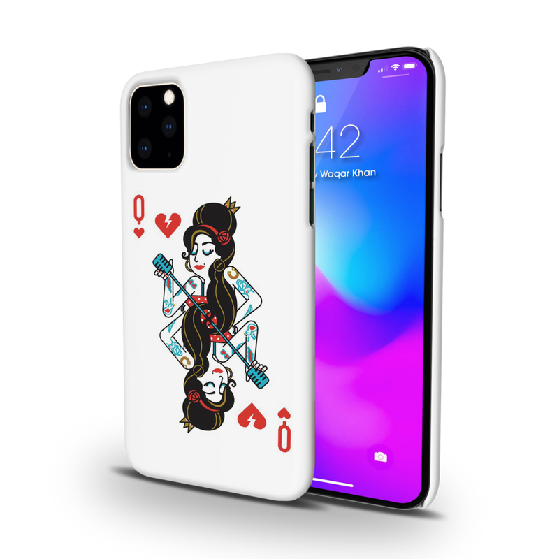 Queen Card Printed Slim Cases and Cover for iPhone 11 Pro Max