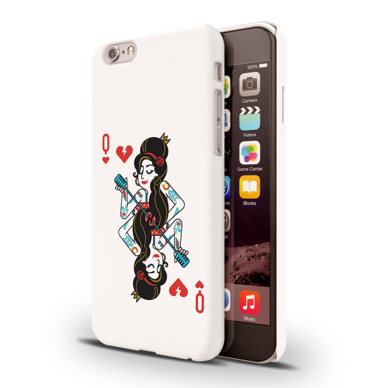 Queen Card Printed Slim Cases and Cover for iPhone 6