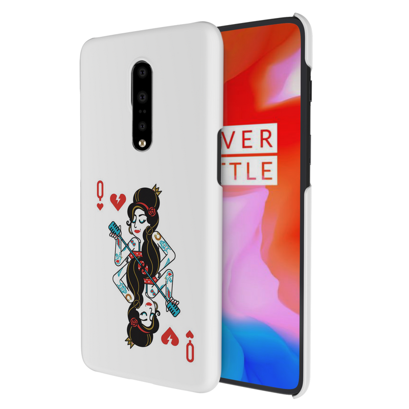 Queen Card Printed Slim Cases and Cover for OnePlus 7 Pro