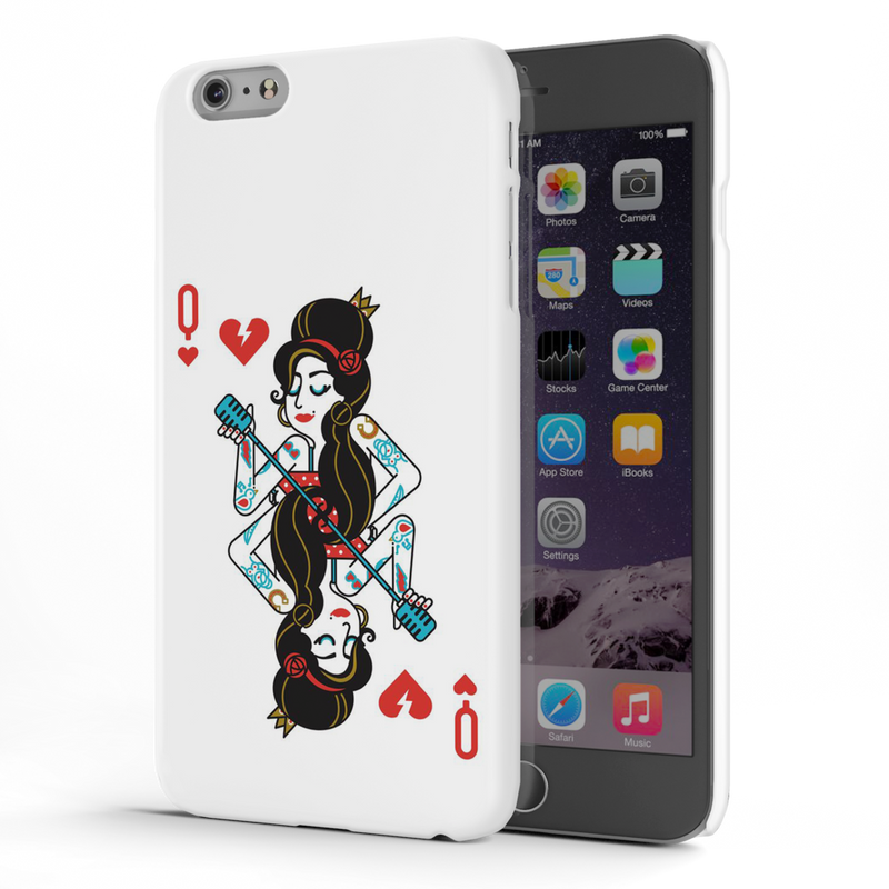 Queen Card Printed Slim Cases and Cover for iPhone 6 Plus