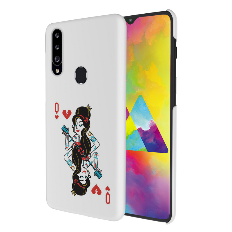 Queen Card Printed Slim Cases and Cover for Galaxy A20S