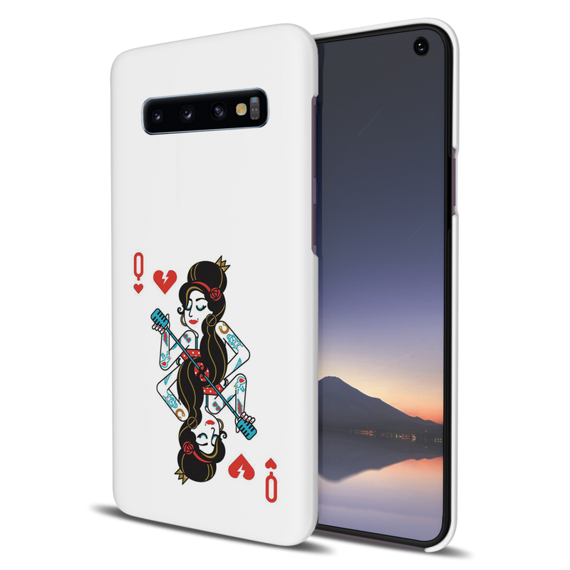 Queen Card Printed Slim Cases and Cover for Galaxy S10 Plus
