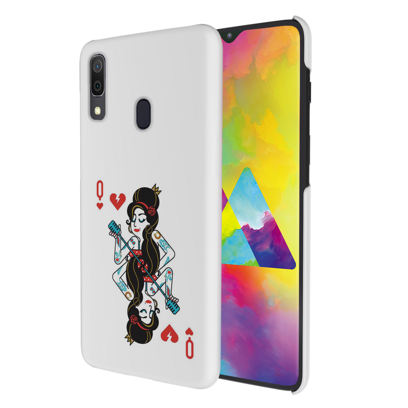 Queen Card Printed Slim Cases and Cover for Galaxy A30
