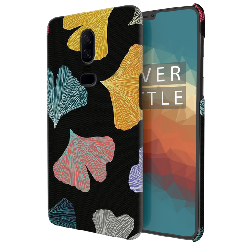 Colorful leafes Printed Slim Cases and Cover for OnePlus 6