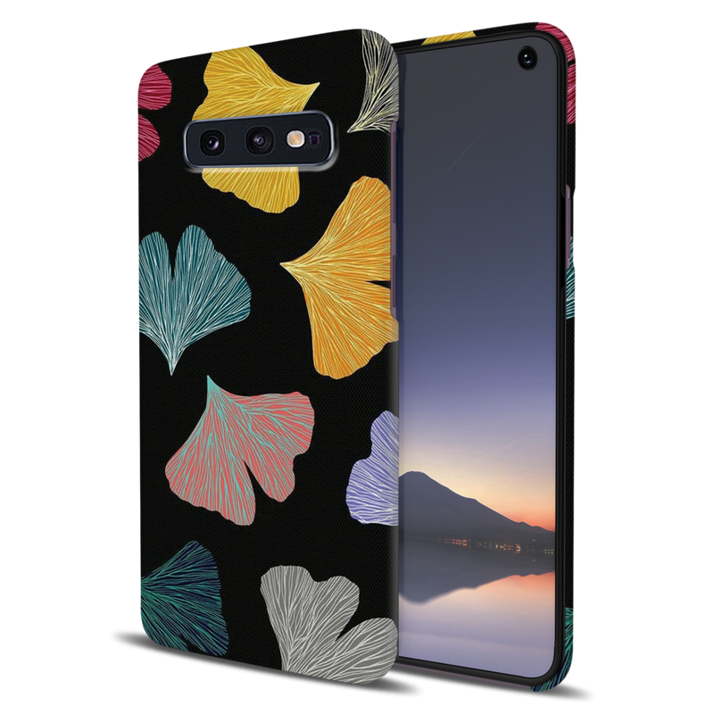 Colorful leafes Printed Slim Cases and Cover for Galaxy S10E