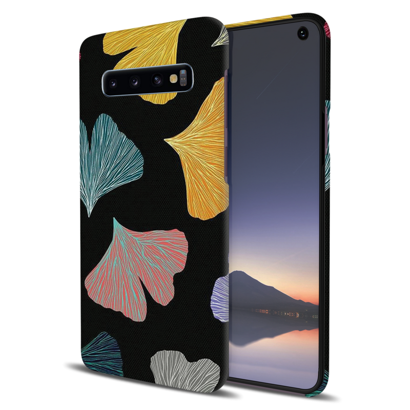 Colorful leafes Printed Slim Cases and Cover for Galaxy S10