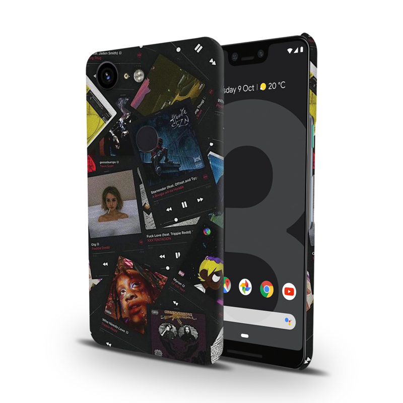 Cassette Printed Slim Cases and Cover for Pixel 3
