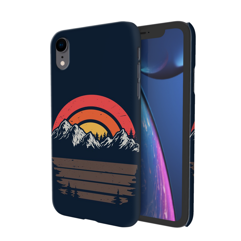 Mountains Printed Slim Cases and Cover for iPhone XR