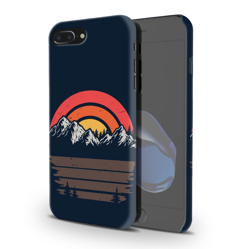 Mountains Printed Slim Cases and Cover for iPhone 8 Plus