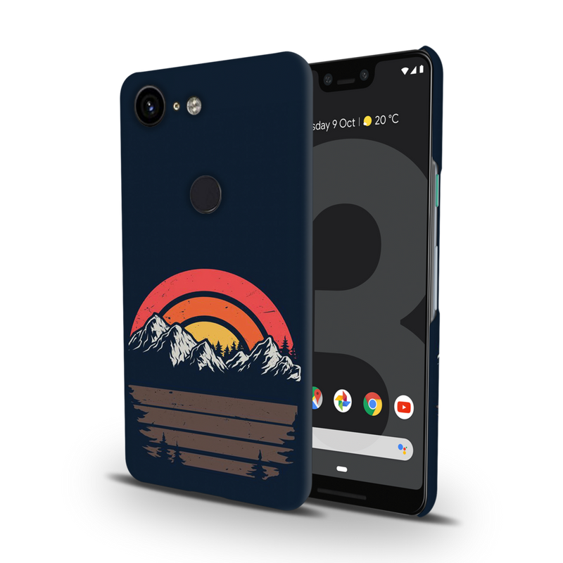 Mountains Printed Slim Cases and Cover for Pixel 3XL