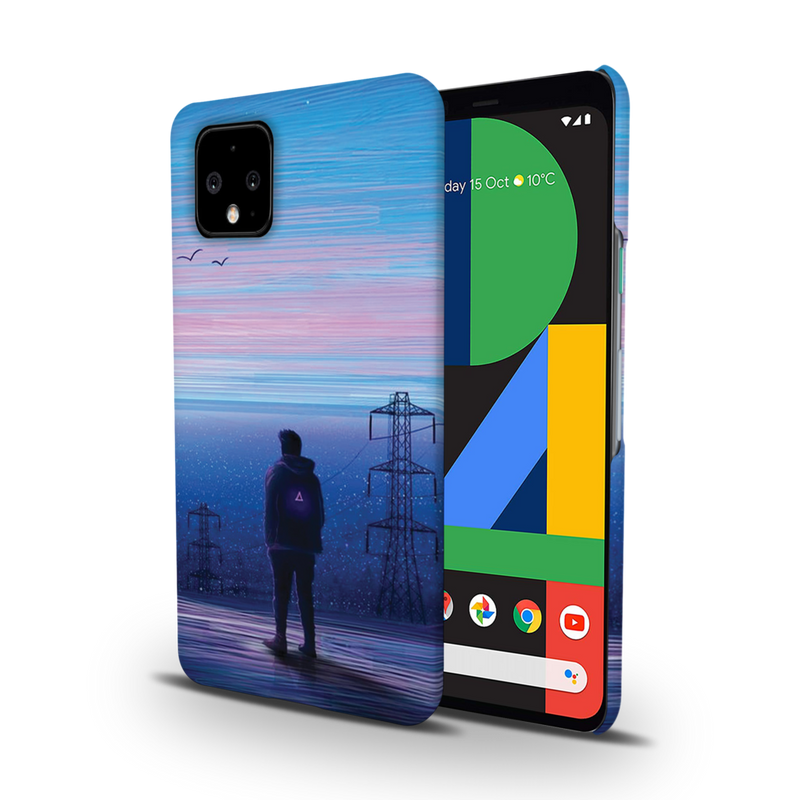 Alone at night Printed Slim Cases and Cover for Pixel 4XL