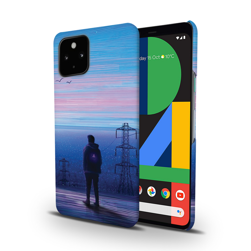 Alone at night Printed Slim Cases and Cover for Pixel 4A